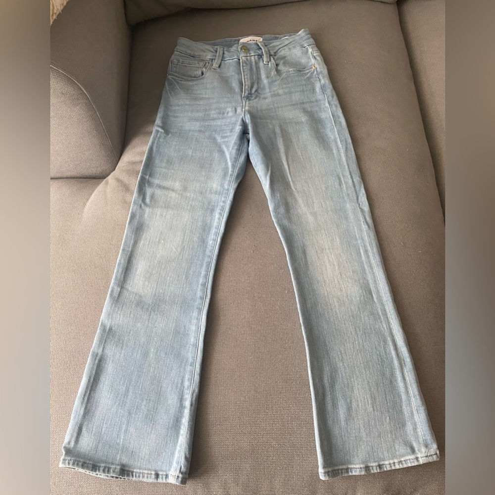 Frame Denim Women's Light Blue Straight Leg Jeans